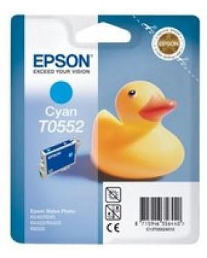 Cartuccia Epson serie T552 Ciano compatibile